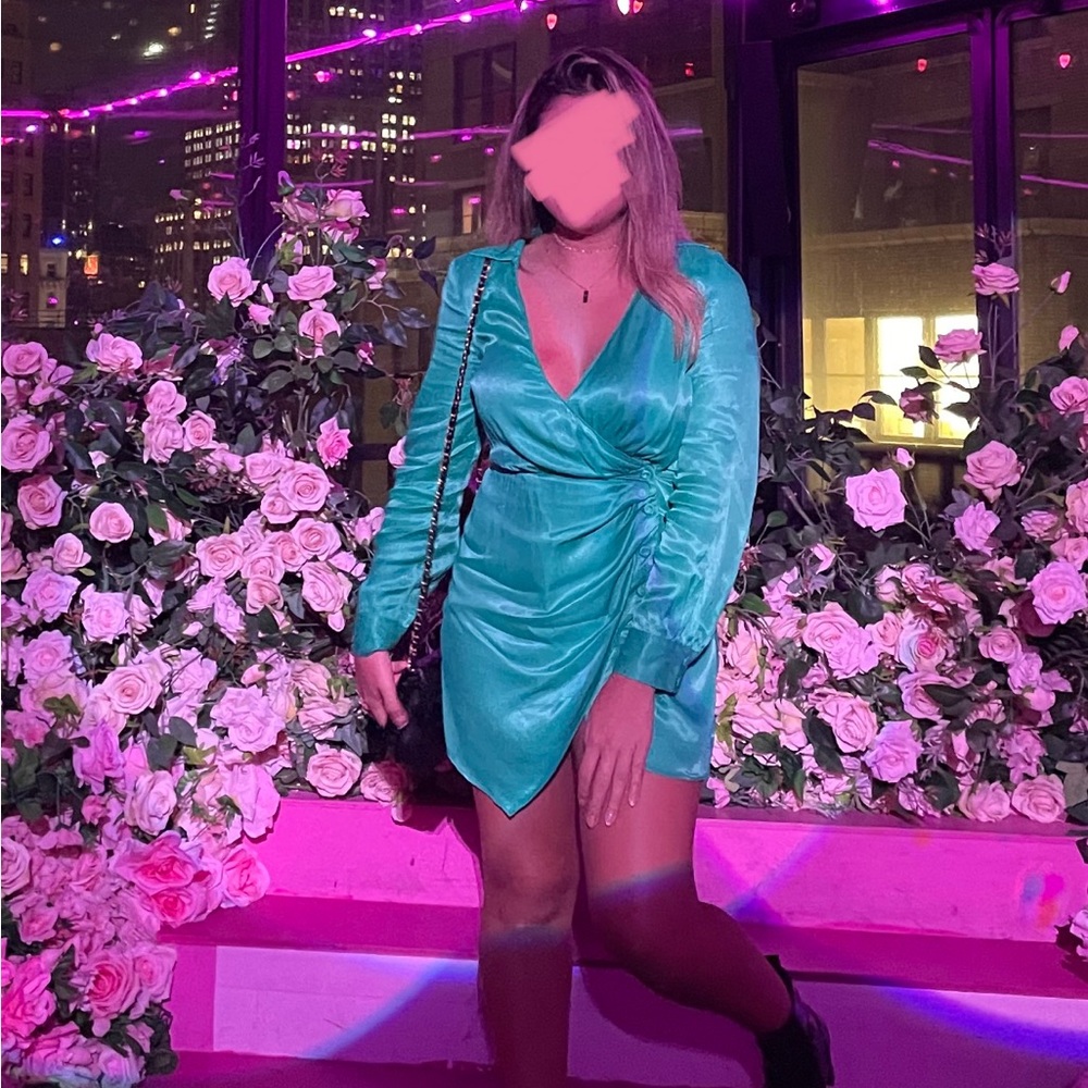 Zara green dress - Size M